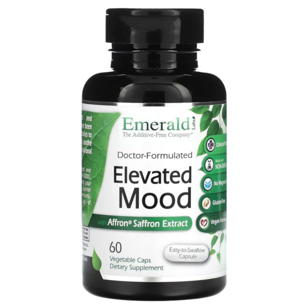 Elevated Mood -- 60 Vegetable Caps Emerald Labs