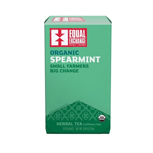 Spearmint Tea -- 20 Tea Bags Equal Exchange