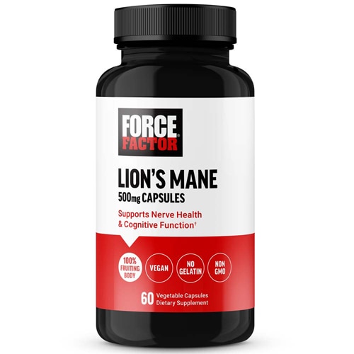 Lion's Mane -- 500 mg - 60 Vegetable Capsules (Растительные капсулы) Force Factor