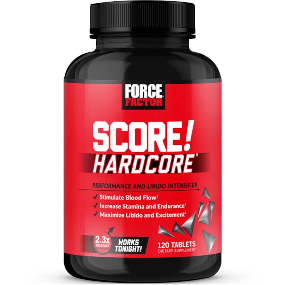 Score! Hardcore Performance and Libido Intensifier -- 120 Tablets (Таблетки) Force Factor