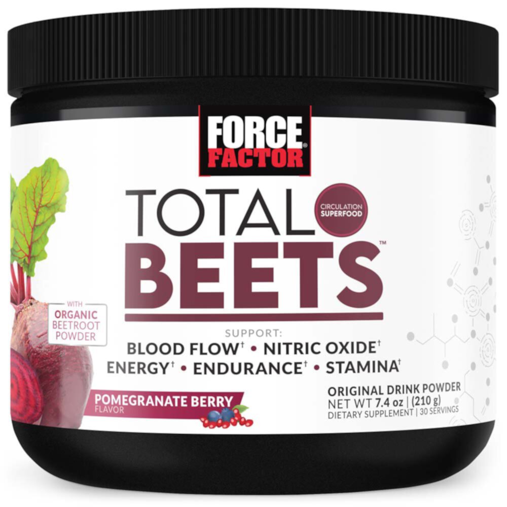 Total Beets Original Pomegranate Berry -- 30 Servings (Порции) Force Factor