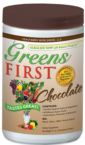 Superfood Drink Mix Chocolate -- 1437 oz (Унции) Greens First