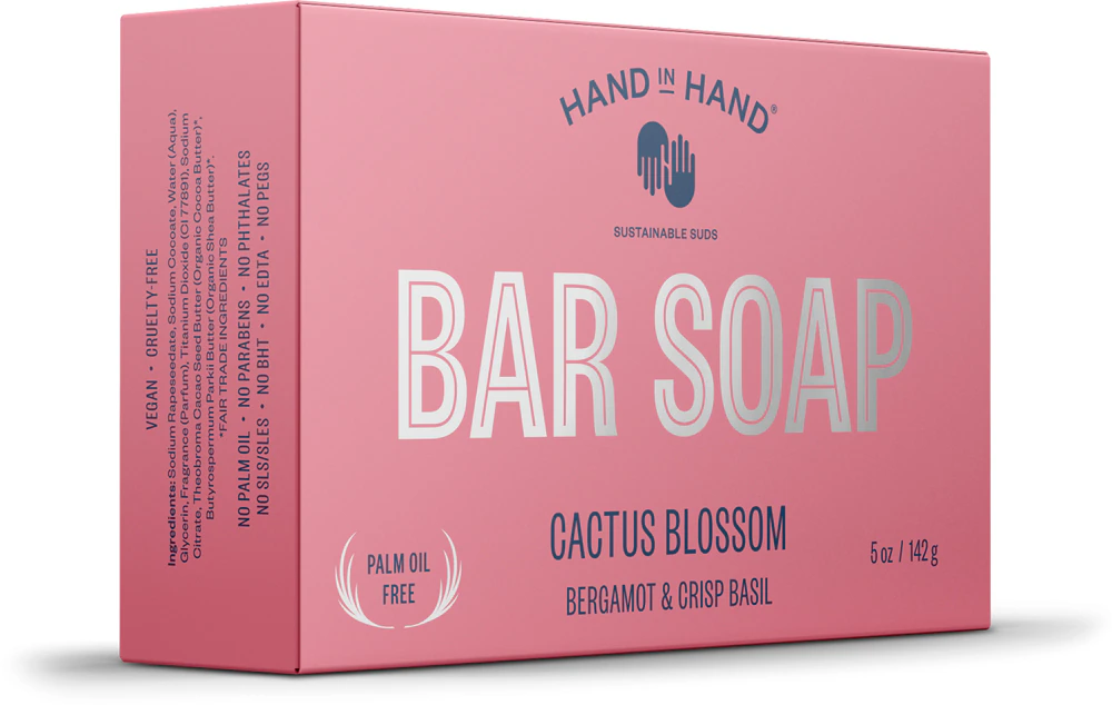 Bar Soap Cactus Blossom -- 5 oz Hand In Hand