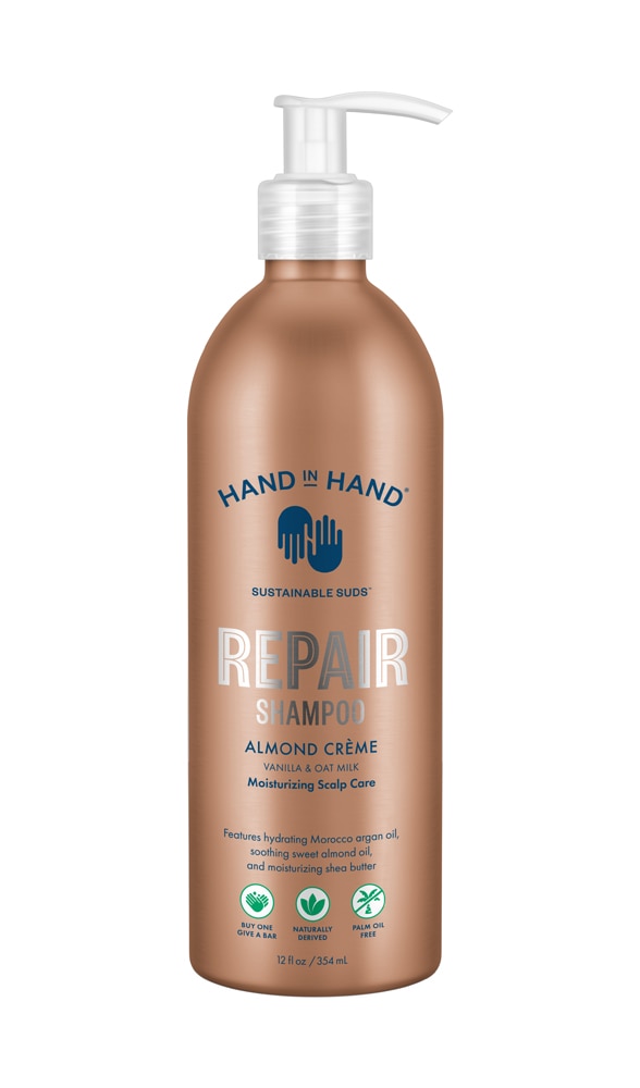 Shampoo Repair Almond Crème -- 12 fl oz Hand In Hand