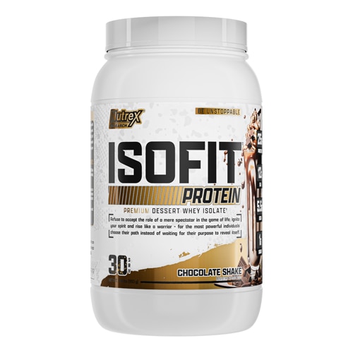 ISOFIT - Протеиновый коктейль шоколадный 30 порций, 25г белка Nutrex Research