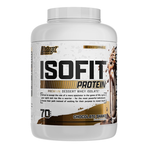 ISOFIT - Протеиновый изолят 25 г, 12 г EAA, 5.5 г BCAA, 70 порций Nutrex Research