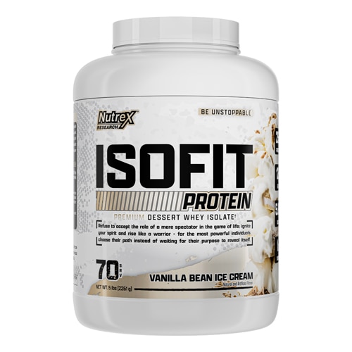 ISOFIT - 70 порций, 25 г белка, 5,8 г BCAA, 12 г EAA, 5 фунтов Nutrex Research