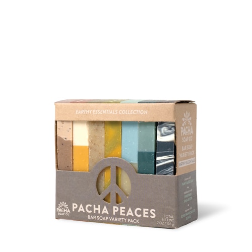 Pacha Peaces Collection - Earthy Essentials -- 7 oz Pacha Soap Co