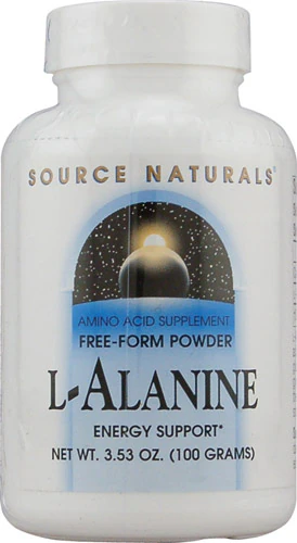 Free Form L-Alanine Powder -- 3.53 oz Source Naturals