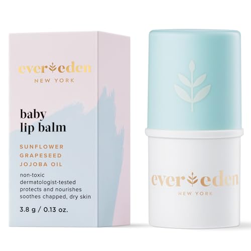 Evereden Baby Lip Balm, 0.13 oz | Clean and Natural Baby Care | Non-toxic and Fragrance Free Baby Skincare Evereden