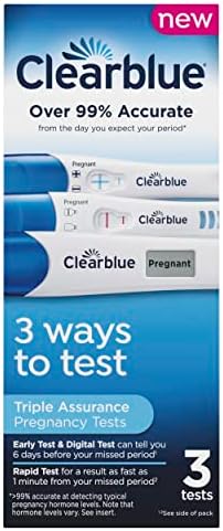 Тест на определение беременности Clearblue Triple Assurance, 3 шт. Clearblue