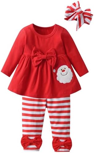 Одежда для маленьких девочек из 3 предметов, рубашка с цветочным принтом и рюшами, топы, брюки, повязка на голову, комплекты одежды Rebey