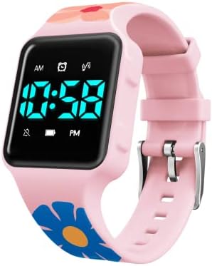 A ALPS Kids Potty Training Watch, Waterproof Digital Rechargeable Watches for Toddler with Countdown/Alarm Clocks/Music and Vibration Reminder, Timer Watch to Remind Children to Go to The Toilet A ALPS