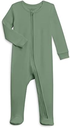 Colored Organics Baby Organic Cotton Peyton Zip Up Footed Sleeper Colored Organics