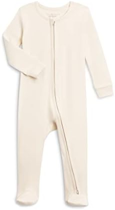 Colored Organics Baby Organic Cotton Peyton Zip Up Footed Sleeper Colored Organics