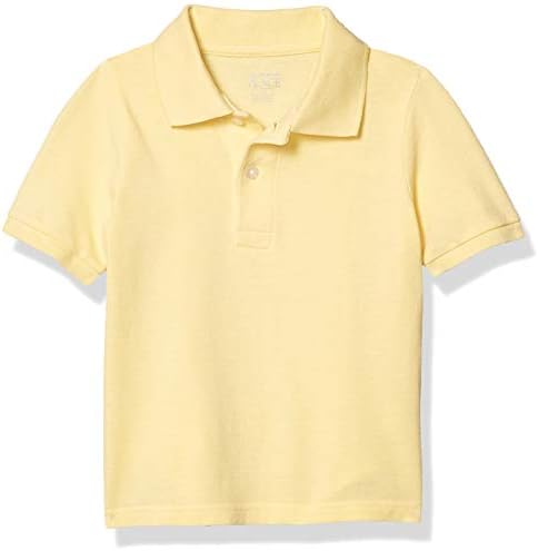 The Children's Place Baby Boys' Short Sleeve Uniform Polo, New Yellow, 6-9MONTHS The Children"s Place