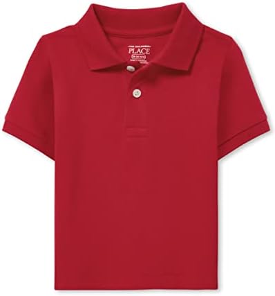 The Children's Place,Short Sleeve Polo,CLASSICRED,12-18MOS The Children"s Place