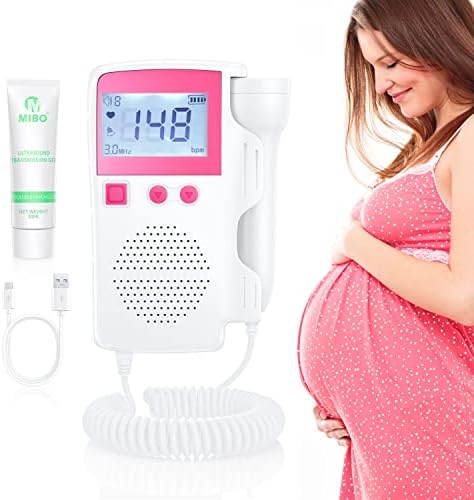 SUUEKRE детский монитор сердечного ритма, портативный допплеровский монитор сердцебиения для беременных, простой в использовании, зарядка через USB SUUEKRE