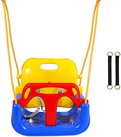 Детские качели RedSwing 4 в 1 с подносом, качелями для малышей, плотным и безопасным съемным сиденьем для младенцев и подростков, детское сиденье-качалка для уличной игровой площадки RedSwing