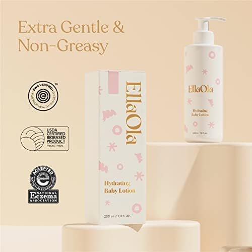 Essential Baby Eczema Care — натуральная ванночка для ванны, органическое массажное масло, увлажняющий лосьон и набор кремов для лица EllaOla
