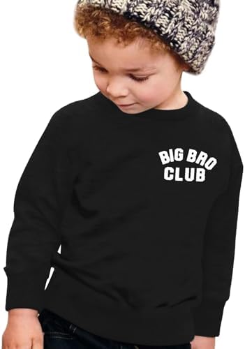 Толстовка BANGELY Big Brother для мальчиков, пуловер для мальчиков, рубашка с длинными рукавами, одежда для малышей, братьев и сестер BANGELY