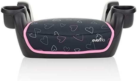 Evenflo GoTime No Back Booster Car Seat (Amore Pink) Evenflo