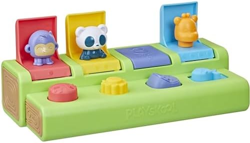 Всплывающая игрушка Playskool Busy Poppin’ Pals для младенцев и малышей в возрасте от 9 месяцев (эксклюзивно для Amazon) Playskool