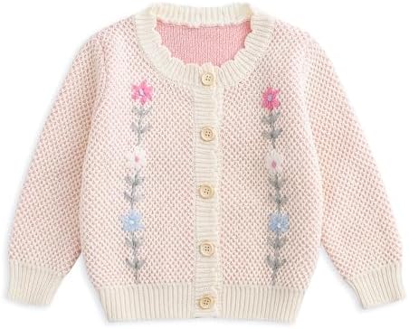 Simplee детский детский свитер, кардиган, жаккардовый вязаный весенний кардиган с длинными рукавами для девочки Simplee kids