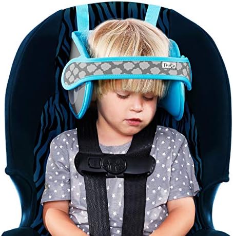 NAPUP Детская подставка для головы для автокресел — безопасное и удобное решение для поддержки головы и шеи для автомобильных сидений, обращенных вперед, и бустеров с высокой спинкой — Детские дорожные аксессуары (голубой) NAPUP