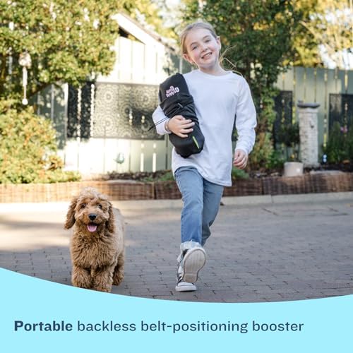 bubblebum Inflatable Booster Car Seat - Blow Up Narrow Backless Booster Car Seat for Travel. Portable Booster Seat for Toddlers, Kids, Child BubbleBum