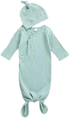 Завязанное платье с двумя тыквами для маленьких девочек и мальчиков, комбинезон унисекс для сна для новорожденных, милая детская зимняя пижама Twopumpkin