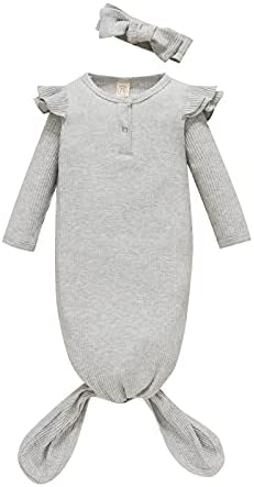 Завязанное платье с двумя тыквами для маленьких девочек и мальчиков, комбинезон унисекс для сна для новорожденных, милая детская зимняя пижама Twopumpkin