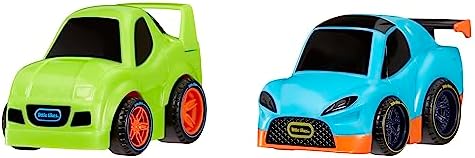 Little Tikes Crazy Fast Cars 2-Pack Hyper Highway, Hyper Car Themed Pullback Toy Vehicles Go up to 50 ft Little Tikes