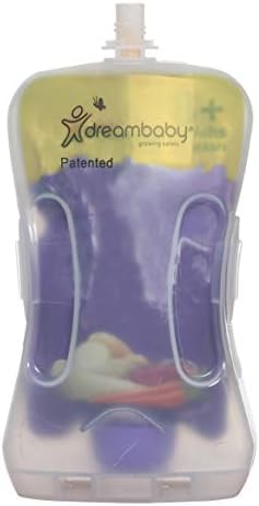 Dreambaby Pouch Pal Держатель для детского питания для самостоятельного кормления — многоразовый контейнер для малышей, не сдавливает, не проливает и не портит, 1 шт. (в упаковке 1 шт.) Dreambaby