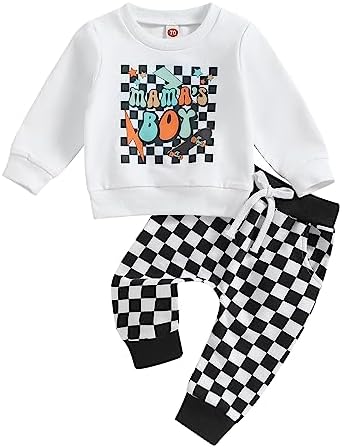 JLKGICF комплект летней одежды для маленьких мальчиков, футболка в клетку с короткими рукавами и пасхальным принтом, клетчатые шорты, наряд для малышей JLKGICF