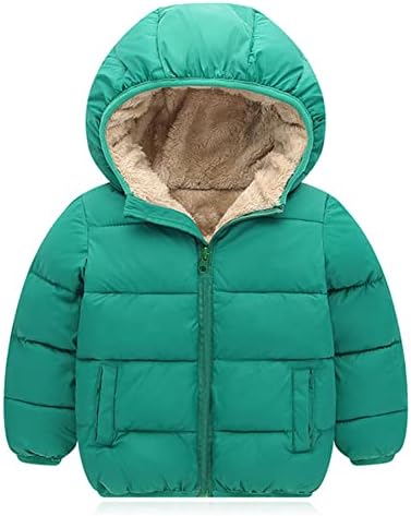 Зимние пальто BFUSTYLE для малышей, флисовая куртка с капюшоном для младенцев, утепленная куртка для маленьких девочек и мальчиков, От 1 до 5 лет BFUSTYLE