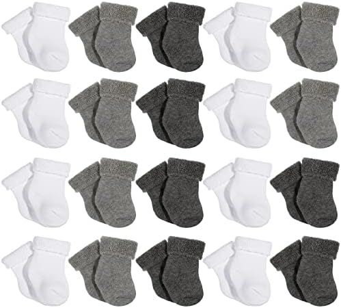 Janmercy, 20 пар носков для недоношенных детей, носки для девочек и мальчиков, носки для новорожденных, носки для недоношенных детей, унисекс Janmercy