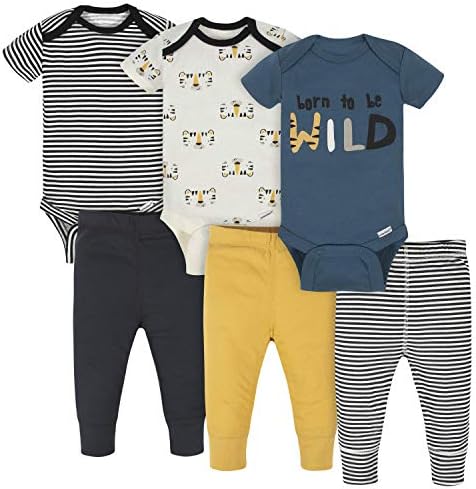 Комбинезон-комбинезон, брендовый комплект унисекс для малышей из 3 комплектов, смешанный комплект со штанами для новорожденных до 12 м ONESIES
