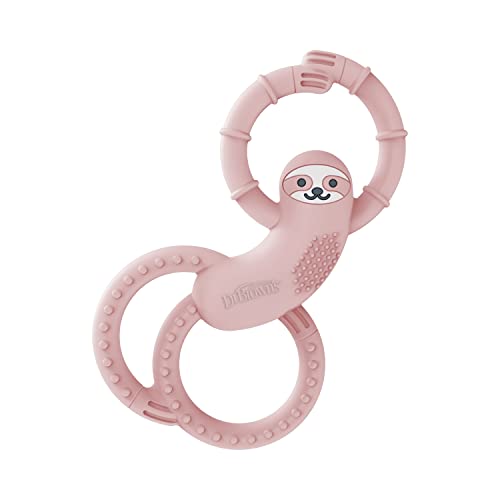 Brown's Flexees Pink Bunny, Мягкий прорезыватель для детей из 100% силикона, без бисфенола А, для детей от 3 месяцев Dr. Brown's