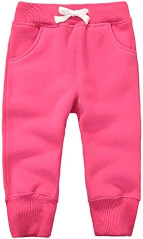 CuteOn унисекс детские спортивные штаны для малышей, детские хлопковые зимние спортивные штаны с эластичной резинкой на талии, штаны для детей 1-5 лет CuteOn