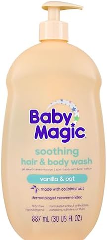 Baby Magic Soothing Hair & Body Wash, Vanilla & Oat, 30 Fl Oz Baby Magic