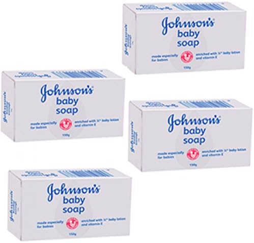 Мыло кусковое Johnson's & Johnson Baby белое 100г. (Пакет 4) JOHNSON & JOHNSON