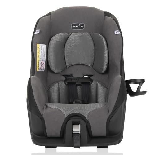 Evenflo Tribute LX 2-in-1 Lightweight Convertible Car Seat, Travel Friendly (Saturn Gray) Evenflo