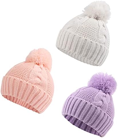 Zsedrut детская зимняя шапка для девочек и мальчиков, теплая вязаная шапка с помпоном для малышей Zsedrut