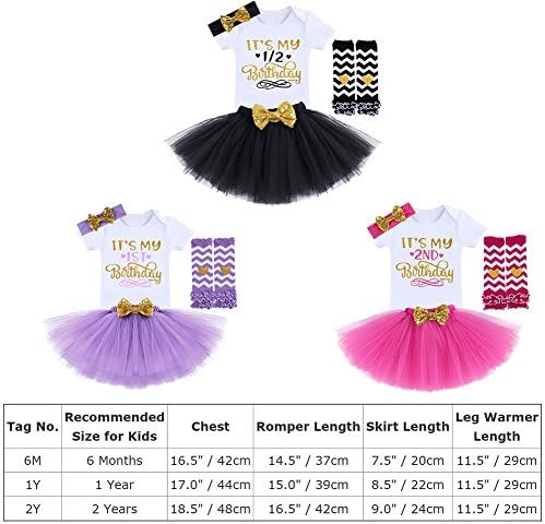Наряд на день рождения, комбинезон для маленьких девочек + тюлевая юбка с рюшами + повязка на голову с бантом и блестками + гетры, платье-смэш, одежда, комплект из 4 предметов OwlFay