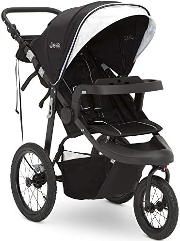 Коляска для бега Delta Children Jeep Hydro Sport Plus, черная, неопрены, кожа Delta Children