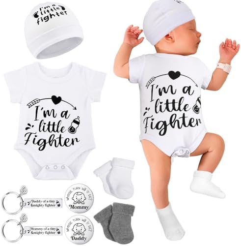 Toulite NICU, наряды для недоношенных детей, подарочный набор, боди для недоношенных детей, носки, шляпа с брелоком, монета для душа недоношенного ребенка Toulite