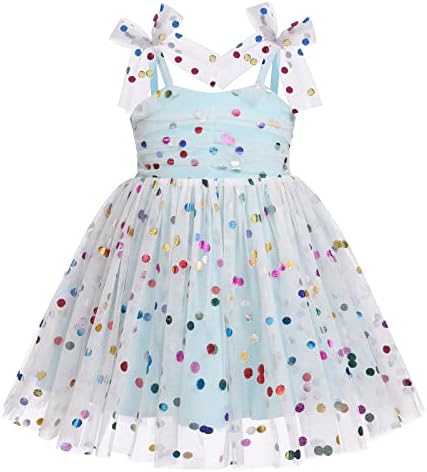 Радужное тюлевое платье-пачка с открытой спиной и цветочными пайетками для маленьких девочек для фотосессии на торт, вечеринку в честь первого дня рождения IBTOM CASTLE