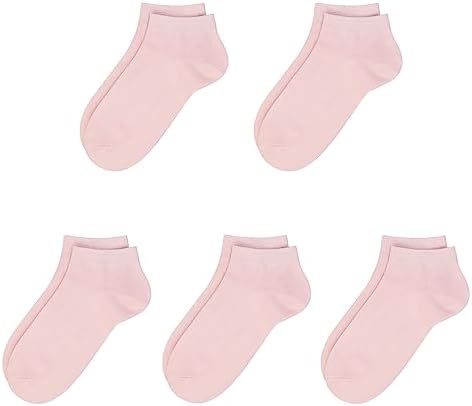 SERISIMPLE Bamboo School Socks Ankle Super Soft Kids Socks Stretch Cuffs Athletic Socks Odor Anti-odor 5 Pairs SERISIMPLE