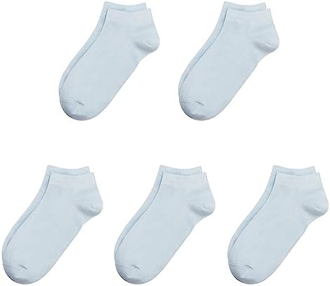 SERISIMPLE Bamboo School Socks Ankle Super Soft Kids Socks Stretch Cuffs Athletic Socks Odor Anti-odor 5 Pairs SERISIMPLE